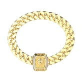 Brazalete Guess para Caballero  Lion King color dorado